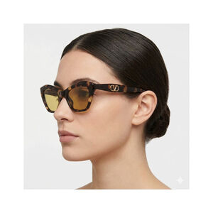 Valentino VG0009S Sunglasses 2 Havana